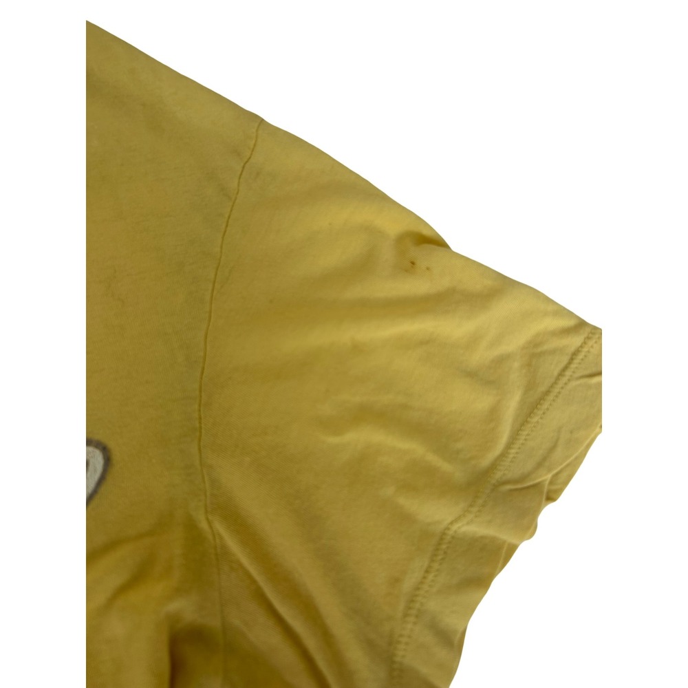 Diesel Villa M.O. Graphic T-Shirt Yellow Cotton Crewneck Short Sleeve Large - Picture 7 of 9